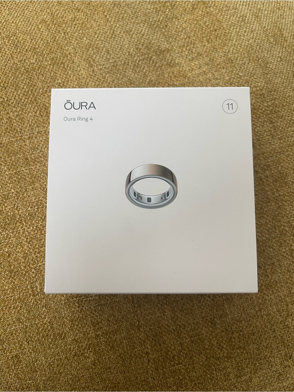 Oura Ring 4 Rose Gold Smart Ring — Size 11